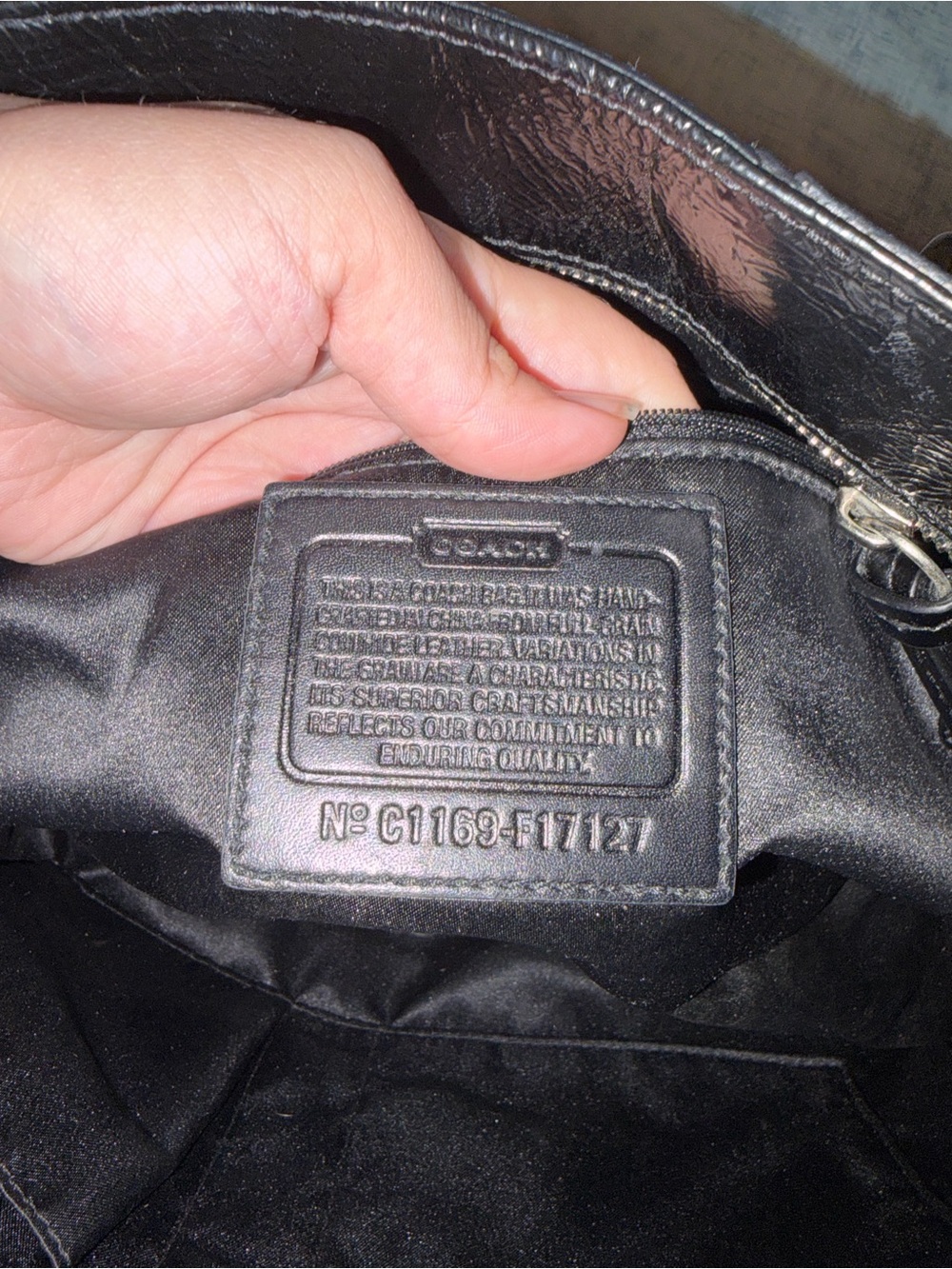 Authentic Coach purse - Picture 7 of 8
